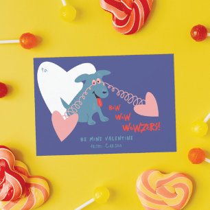 Funny Dog Classroom Valentine Cards