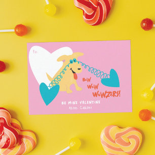 Funny Dog Classroom Valentine Cards