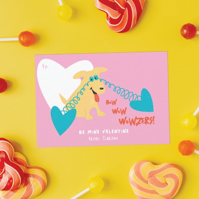 Funny Dog Classroom Valentine Cards (Creator Uploaded)