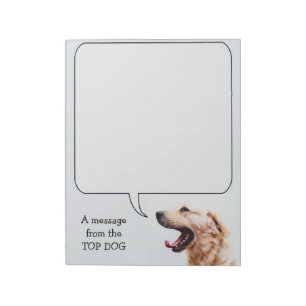 Funny Dog custom notepad