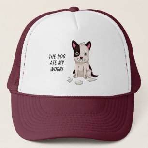 Funny Dog custom text hats