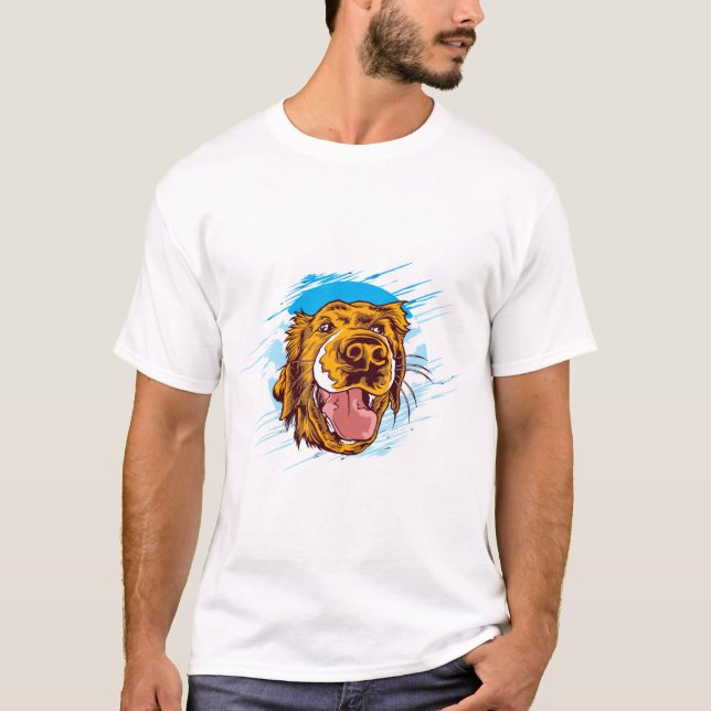 Funny Dog Cute T-Shirt (Front)
