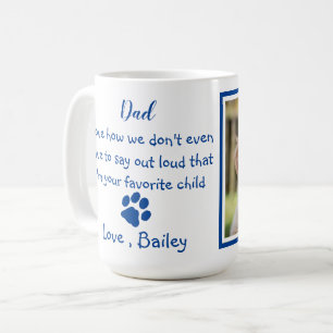 Funny Dog Dad - Father's Day - Dog Photo Joke Coffee Mug