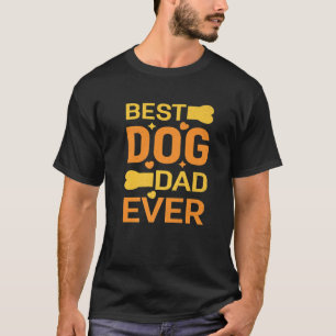 Funny Dog Dad Vintage Father's Day Cool Retro T T-Shirt