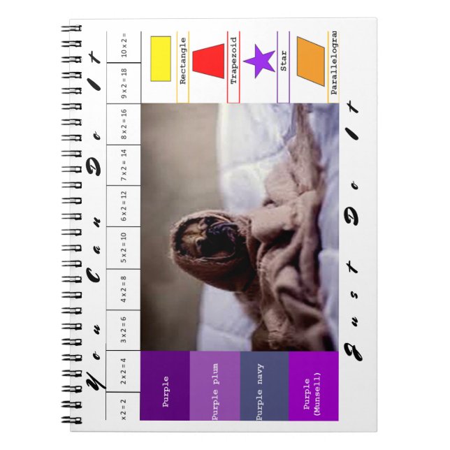 Funny dog educative game notebook (Front)