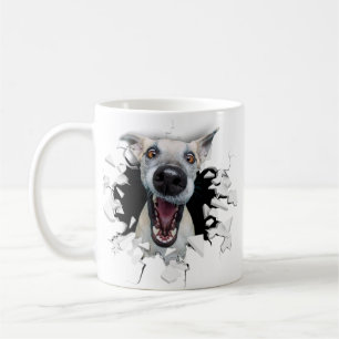 Funny dog face coffee mug