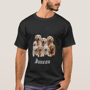 Funny Dog Golden Retriever Bootleg Juneau Alaska T-Shirt
