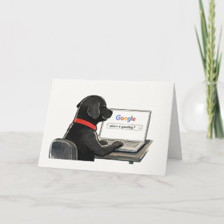 Funny Dog Greeting Card | Who’s a Goodog?