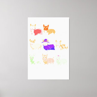 Funny Dog Groomer ,Brush Your Dog Grooming reaper Canvas Print