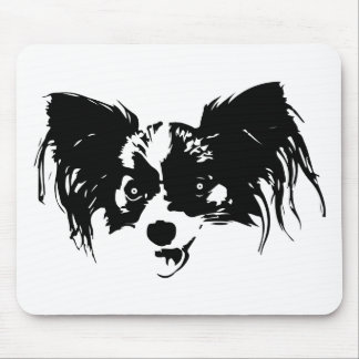 Funny dog head mouse pad