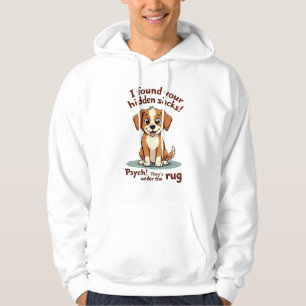 Funny Dog Hidden Socks Quote Vintage Cartoon Pet H Hoodie