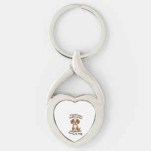 Funny Dog Hidden Socks Quote Vintage Cartoon Pet H Keychain