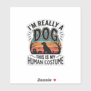 Funny Dog Human Costume Halloween Vintage Dog Desi