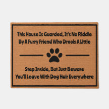 Funny Dog Humour Silly Quirky Minimalist Rustic