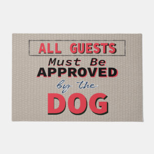 Funny Dog Humour Welcome Door Mat