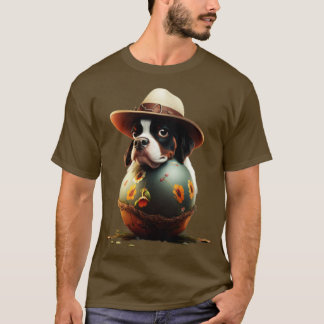 Funny dog in egg Design For dogs lovers 2 T-Shirt