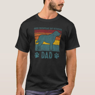 Funny Dog Irish Chesapeake Bay Retriever Dad T-Shirt