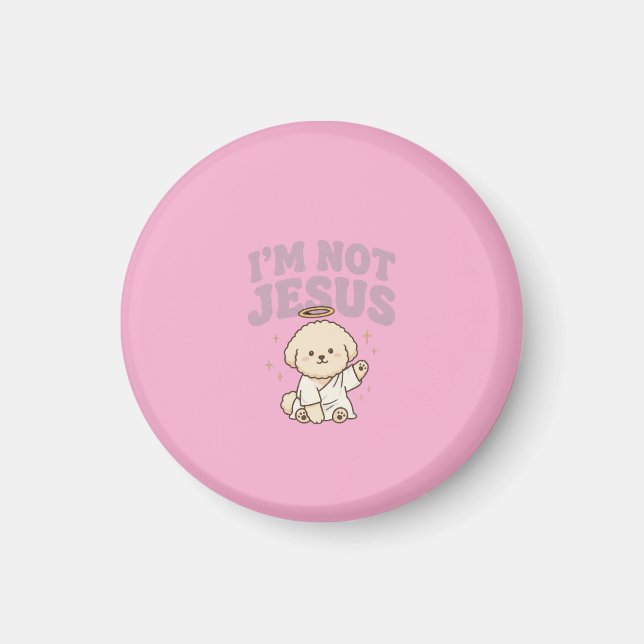 funny dog jesus meme aesthetic magnet (Front)