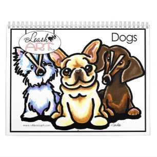 Funny Dog Lover Cartoons Calender by Off-Leash Art Calendar