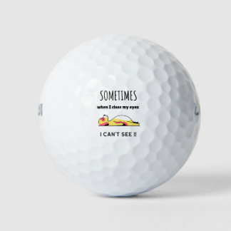 Funny dog lover gift golf balls