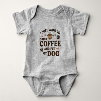 Funny Dog Lover Mug Dog Mom Dog Dad Baby Bodysuit