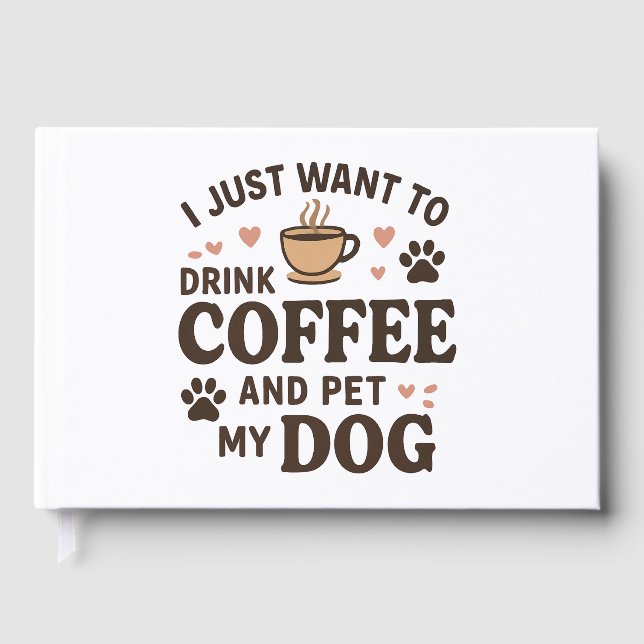 Funny Dog Lover Mug Dog Mom Dog Dad Guest Book (Front)