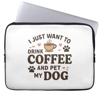 Funny Dog Lover Mug Dog Mom Dog Dad Laptop Sleeve