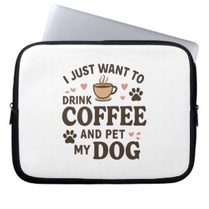 Funny Dog Lover Mug Dog Mom Dog Dad Laptop Sleeve