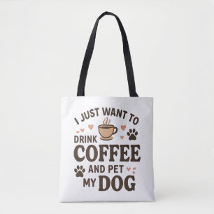 Funny Dog Lover Mug Dog Mom Dog Dad Tote Bag