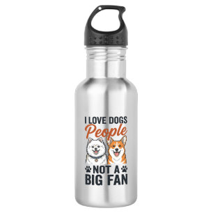 Funny Dog Lover Quote Vintage Engraving Vector Des 532 Ml Water Bottle