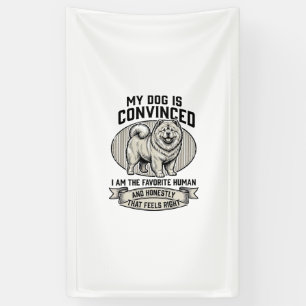 Funny Dog Lover Shirt with Vintage Engraved Chow C Banner