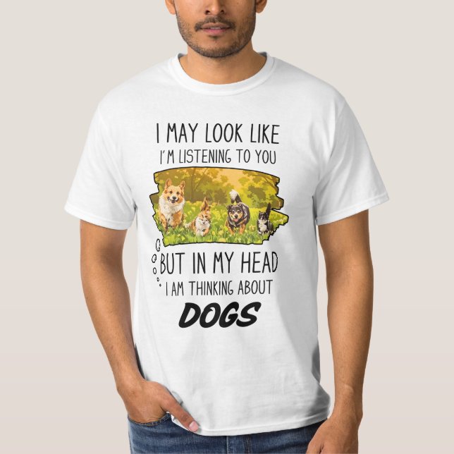 Funny Dog Lover  T-Shirt (Front)