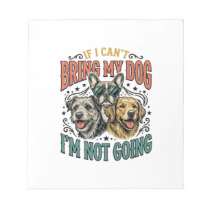 Funny Dog Lover Vintage Engraving Quote Design (2) Notepad