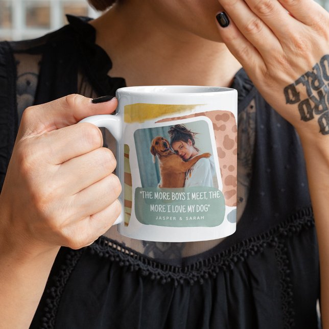 Funny Dog Mom Abstract Photo  Coffee Mug (Creator Uploaded)