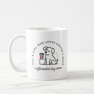 Funny dog mom coffee lovers quotes aesthetic coffee mug