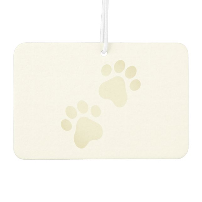 Funny Dog Mom Dad Gift! My Therapist Has Four Paws Air Freshener (Back)