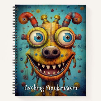 Funny Dog Monster: Fetching Frankenstein Notebook