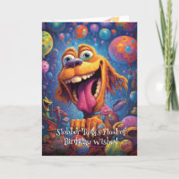 Funny Dog Monster: Slobber Tooth Birthday
