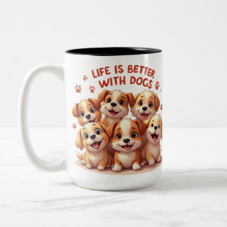 Funny Dog Mug Birthday Gift Idea Cute Dog Mom Gift