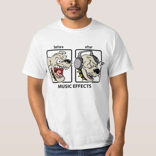 Funny Dog Music Effects T-Shirt