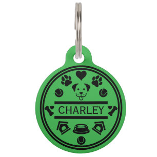 Funny Dog Name Pet Tag