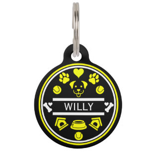 Funny Dog Name Pet Tag