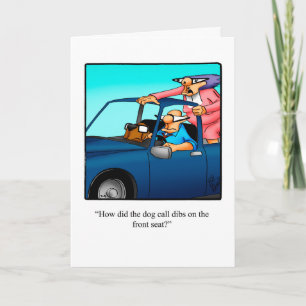 Funny Dog Owner Congratulations Card