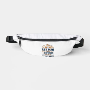 Funny Dog Owner Quote Vintage Vector Design_1 Fanny Pack