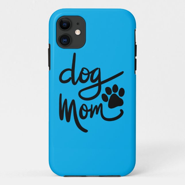 Funny Dog Paw Dog Mom Case-Mate iPhone Case (Back)