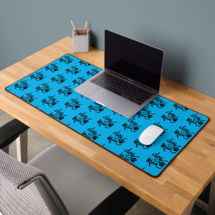 Funny Dog Paw Dog Mom Desk Mat
