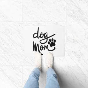 Funny Dog Paw Dog Mom Doormat
