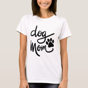 Funny Dog Paw Print Dog Mom Fur Mom Gift T-Shirt
