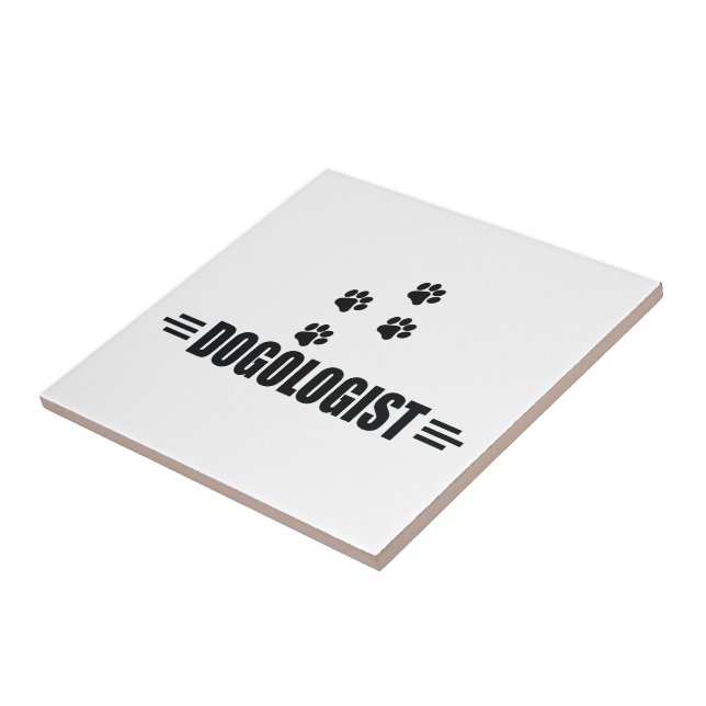 Funny Dog Paws Tile (Side)