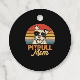 Funny Dog Pitbull Mom Shirt Pittie Mom Mother s Da Favour Tags